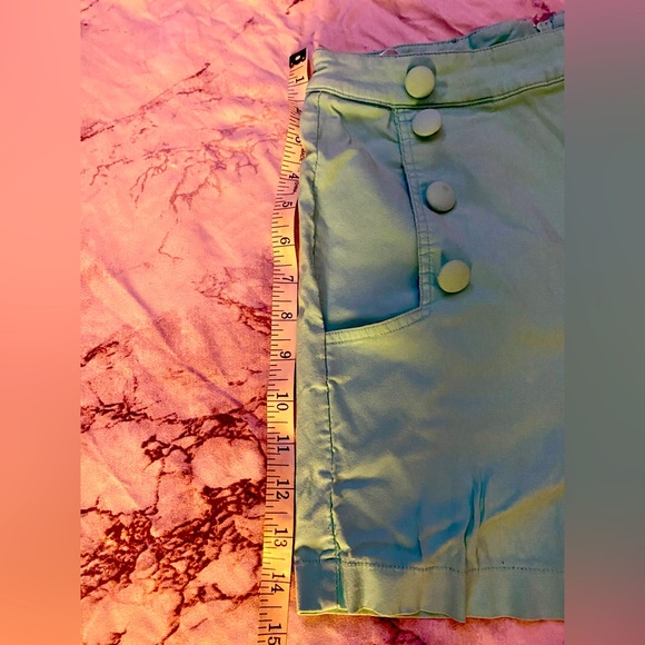 High Waist Shorts! Voodoo Vixen, Sea-foam Green! Medium! - Picture 3 of 6